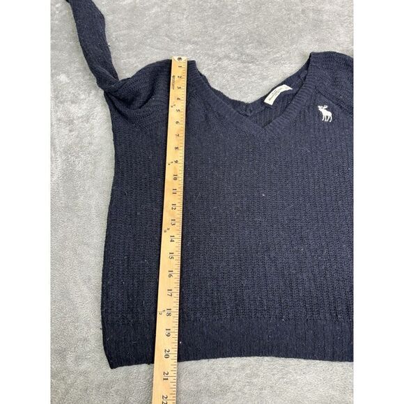 Vintage Y2K Abercrombie & Fitch Pullover Sweater Women's Size Small Blue - Picture 9 of 10